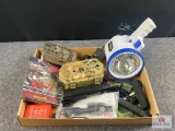 [777] Sportsman's Lot: Spotlight, game camera, game calls, DVD, etc