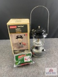 [785] Country Trails Spotlight, Coleman Dual Fuel Lantern, Brinkman spotlight box & accessories