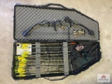 [148] Jennings Stealth Compound Bow w/arrows, accessories, case