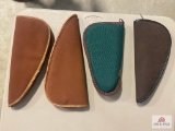 [786] Four soft handgun cases