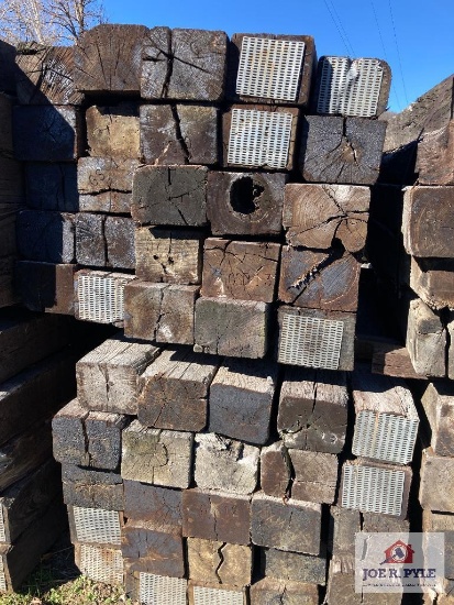 2 Bundles of 8' railroad ties