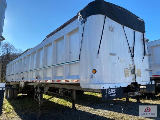 1997 East aluminum dump trailer