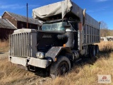 1979 Autocar Model C9364B tri axle dump