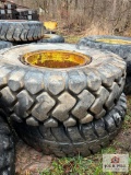 21.00-35 Rock Truck Tires w/ Rims