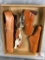 [285] Three Brown Leather holsters