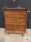 [434] Gun Cleaning Cabinet on Wheels w/Contents