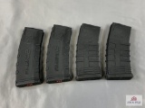 [364] Four AR-style magazines