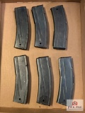 [373] Six US M1 Garand Magazines