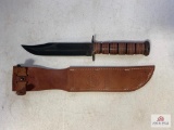 [343] KA-BAR USMC Fighting Knife in box w/sheath