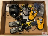 [395] Electronics Lot: Two-way radio, chargers, etc.