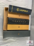 [250] Five Empty Leupold Scope Boxes
