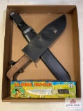 [349] Three large fixed blade knives