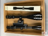 [186] Three rifle scopes: Tasco, Simmons, Realist