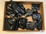 [301] Black leather holsters