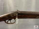 [155] Antique Percussion Double Barrel Shotgun, 10 ga |SN: NVN