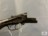 [163] Unknown European SxS Shotgun, Frame & Stock Only |SN: 40150
