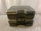 [169] Two hard side pistol cases