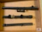 [102] Three vintage rifle scopes