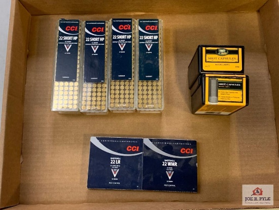 [32] Ammo Lot: .22 Short, .22 WVM birdshot