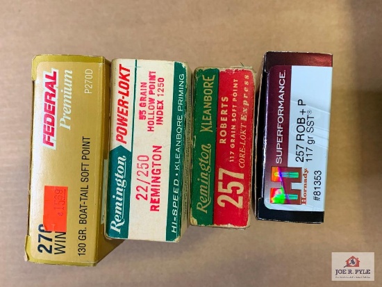 [36] Ammo Lot: .257 Rbts, .22-250 , .270 Win