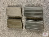 [263] Four FN FAL Israeli Marked 20rd Mags 7.62x51mm