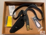 [176] Belt, holster, trigger lot, etc
