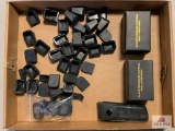 [510] Magazine caps, 2 Glock laser sights, mag pouch