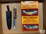 [242] Three large folding knives