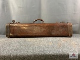 [206] Leather Cylindrical Shotgun Takedown Case