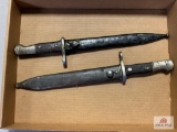 [255] Two bayonets with sheaths