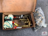 [419] Shotshell loading kit: overshot corks/plugs, measures, funnels, etc