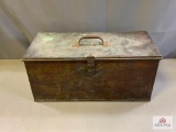 [560] Soldered metal tool chest (copper?)