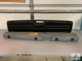[222] Two hard side gun cases