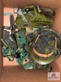[602] Helmet, web gear, belt, holster, bayonet, etc