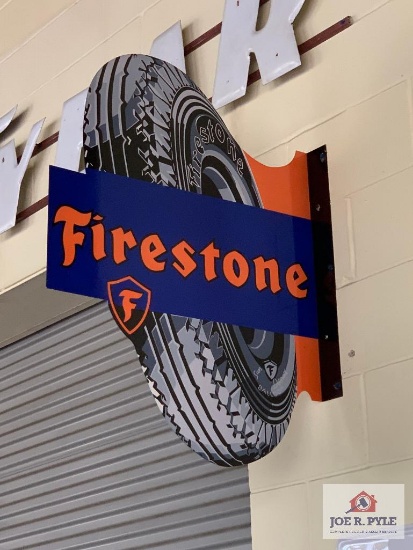 Firestone Tires advertising sign