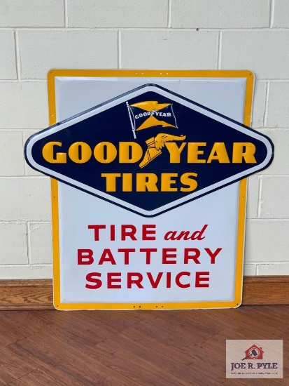 Goodyear Tires & Batteries advertising sign