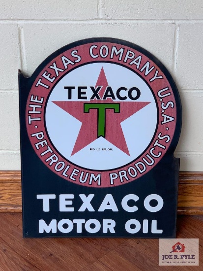Texaco Motor Oil advertising sign