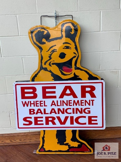 Bear Wheel Alignment sign