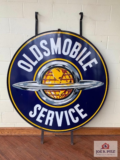 Oldsmobile Service round sign