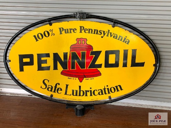 Pennzoil Safe Lubricant sign