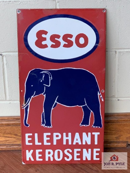 ESSO Elephant Kerosene sign
