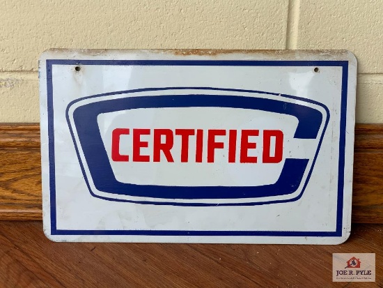 Small Certified sign
