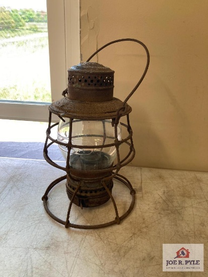 Adam & West B&O signal lantern w/ clear lens