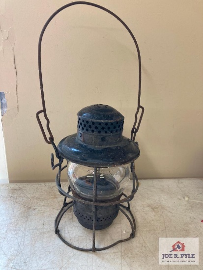 Adlake B&O signal lantern w/ clear lens