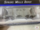 2 Spring Mills Depot covered hopper cars