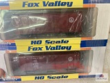 Lot of 2 Fox Valley RR cars