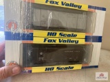 Lot of 4 Fox Valley RR cars