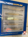 Set of Walthers Main Line RR cars