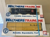 8 Walthers Train Line RR cars