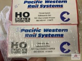 2 Pacific Western Rail System RR cars